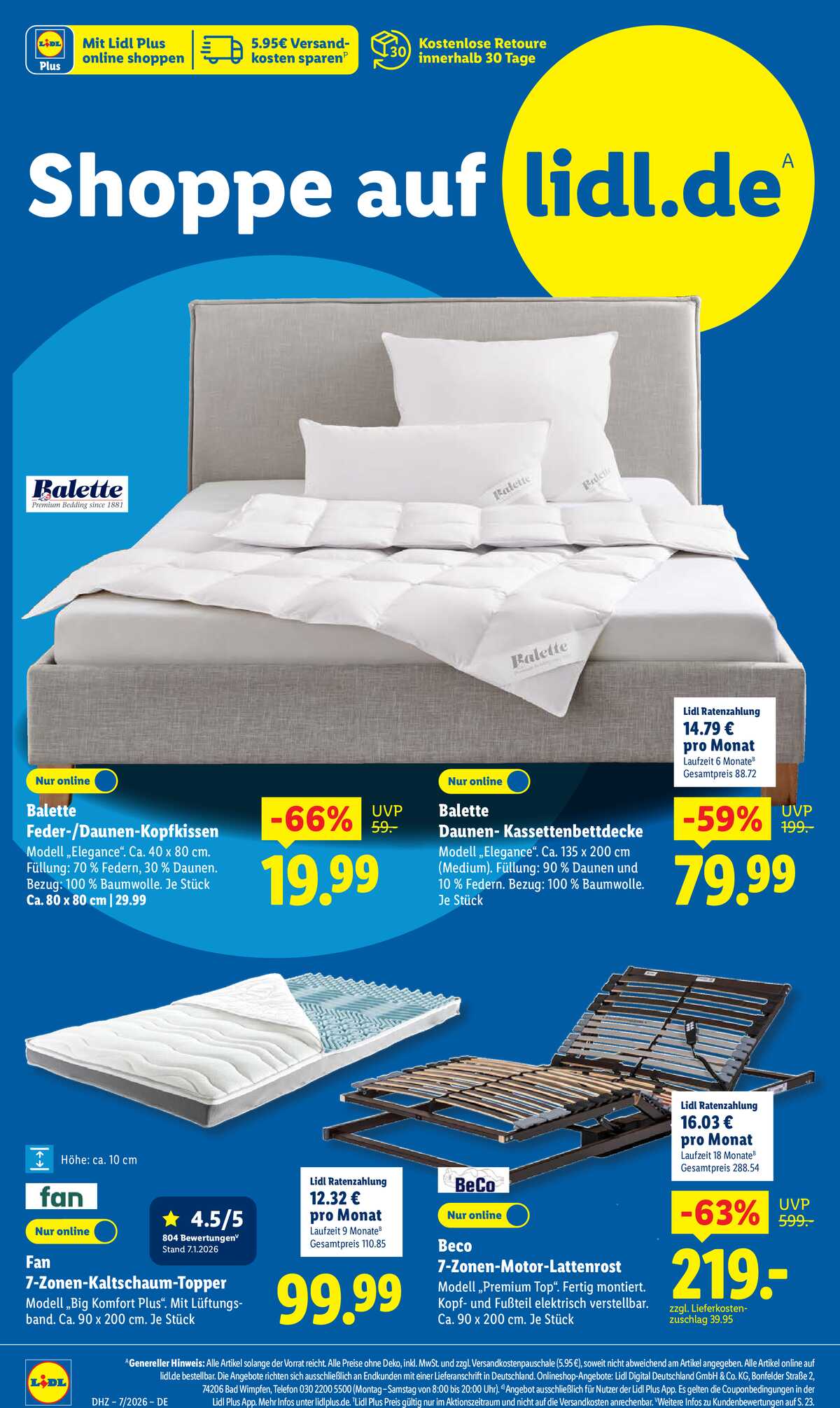 Leták Lidl Německo 9.2.-14.2.2026 strana 4