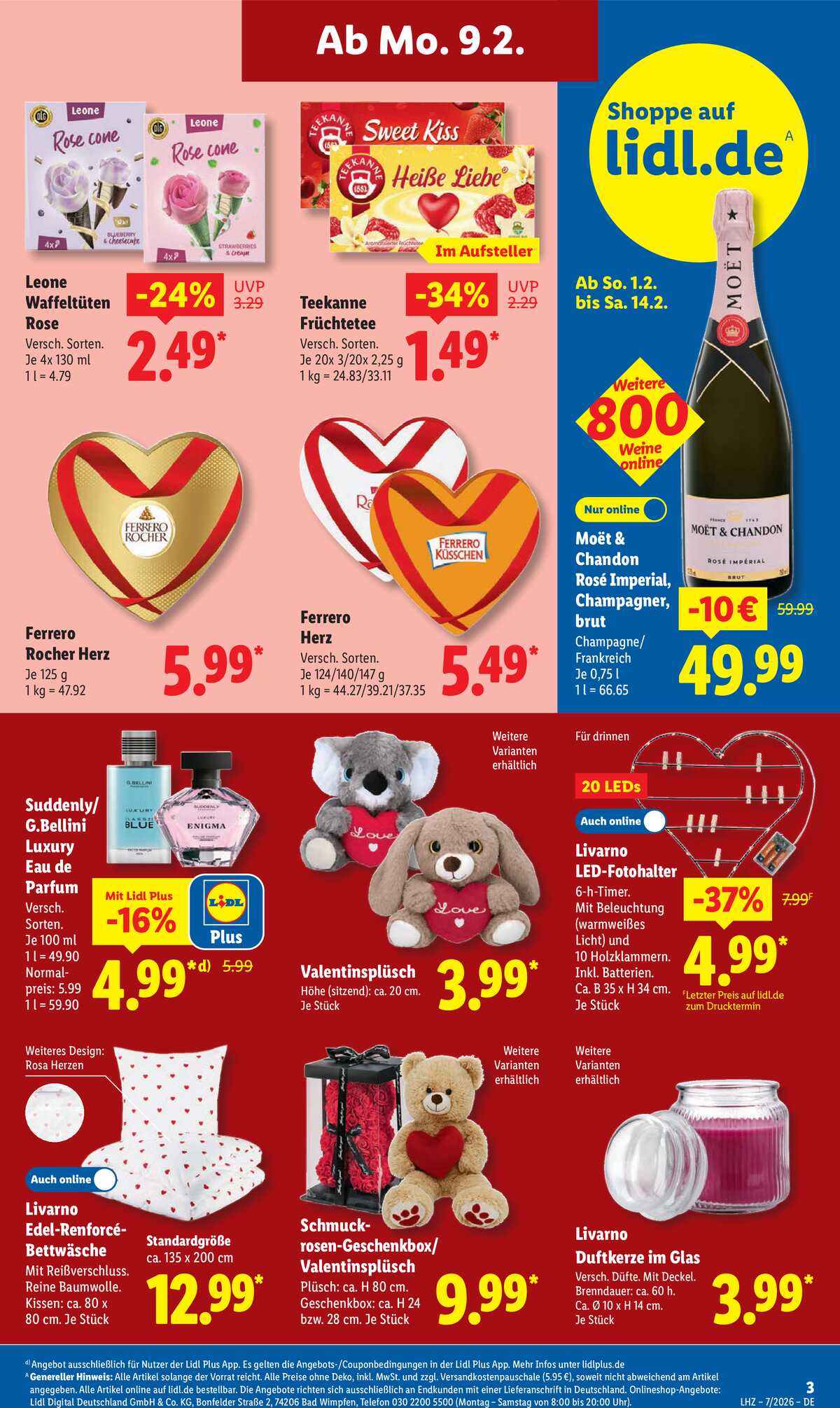 Leták Lidl Německo 9.2.-14.2.2026 strana 9