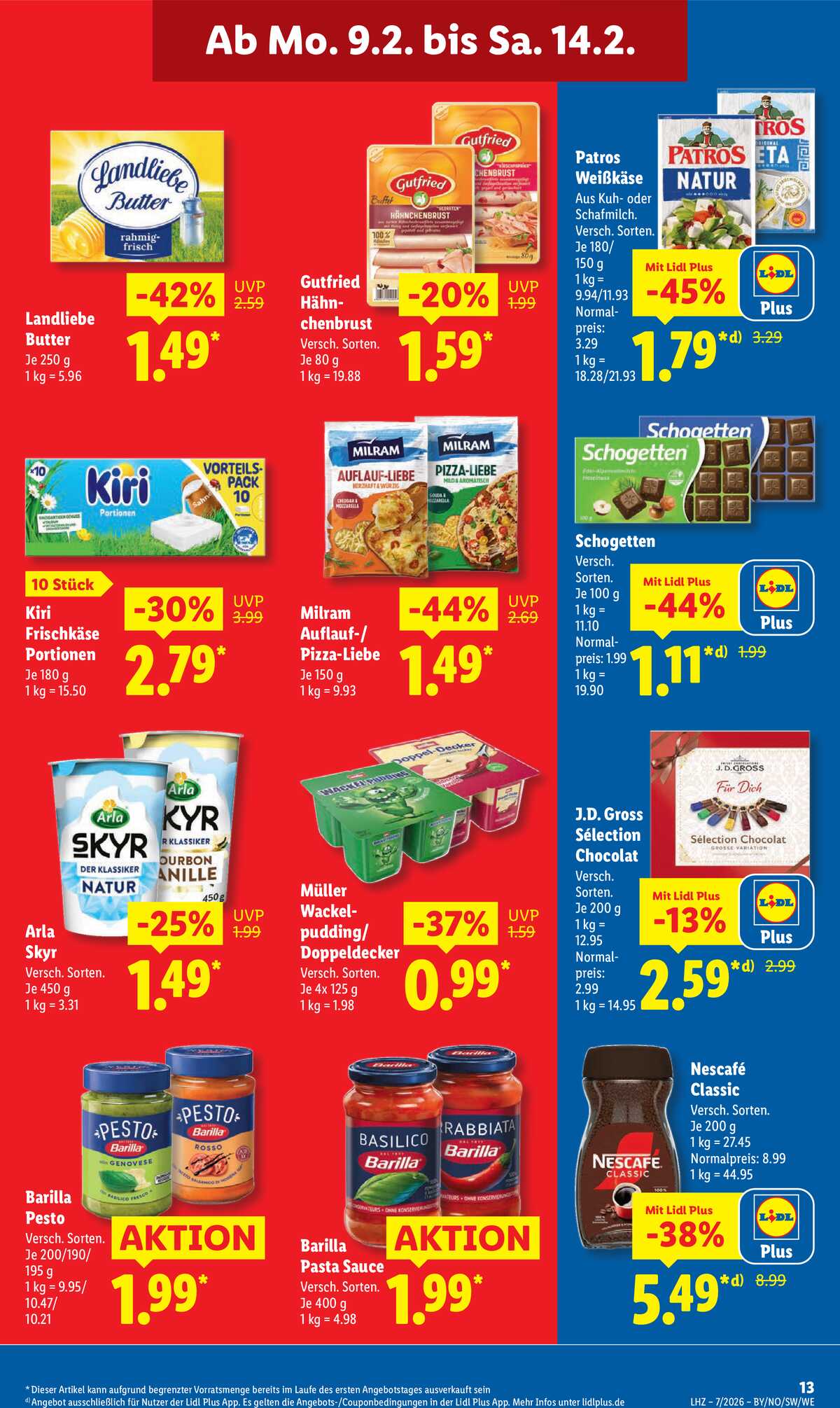 Leták Lidl Německo 9.2.-14.2.2026 strana 21