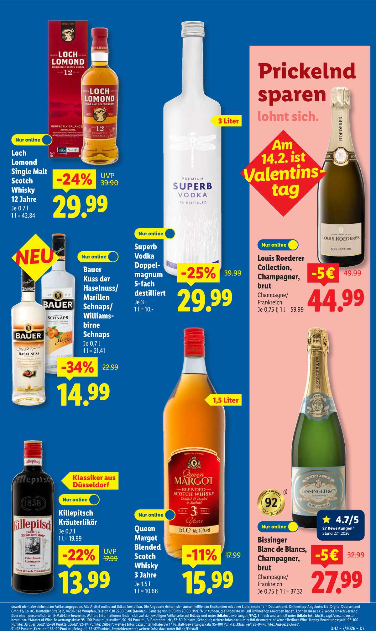 Leták Lidl Německo 9.2.-14.2.2026 strana 63