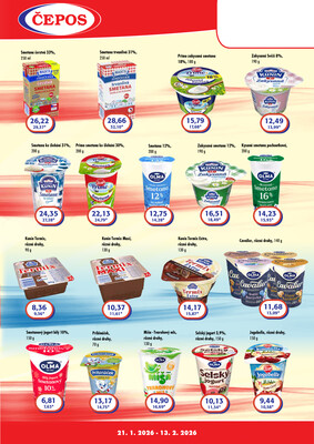 ČEPOS - Česká potravinářská obchodní a.s. letáky