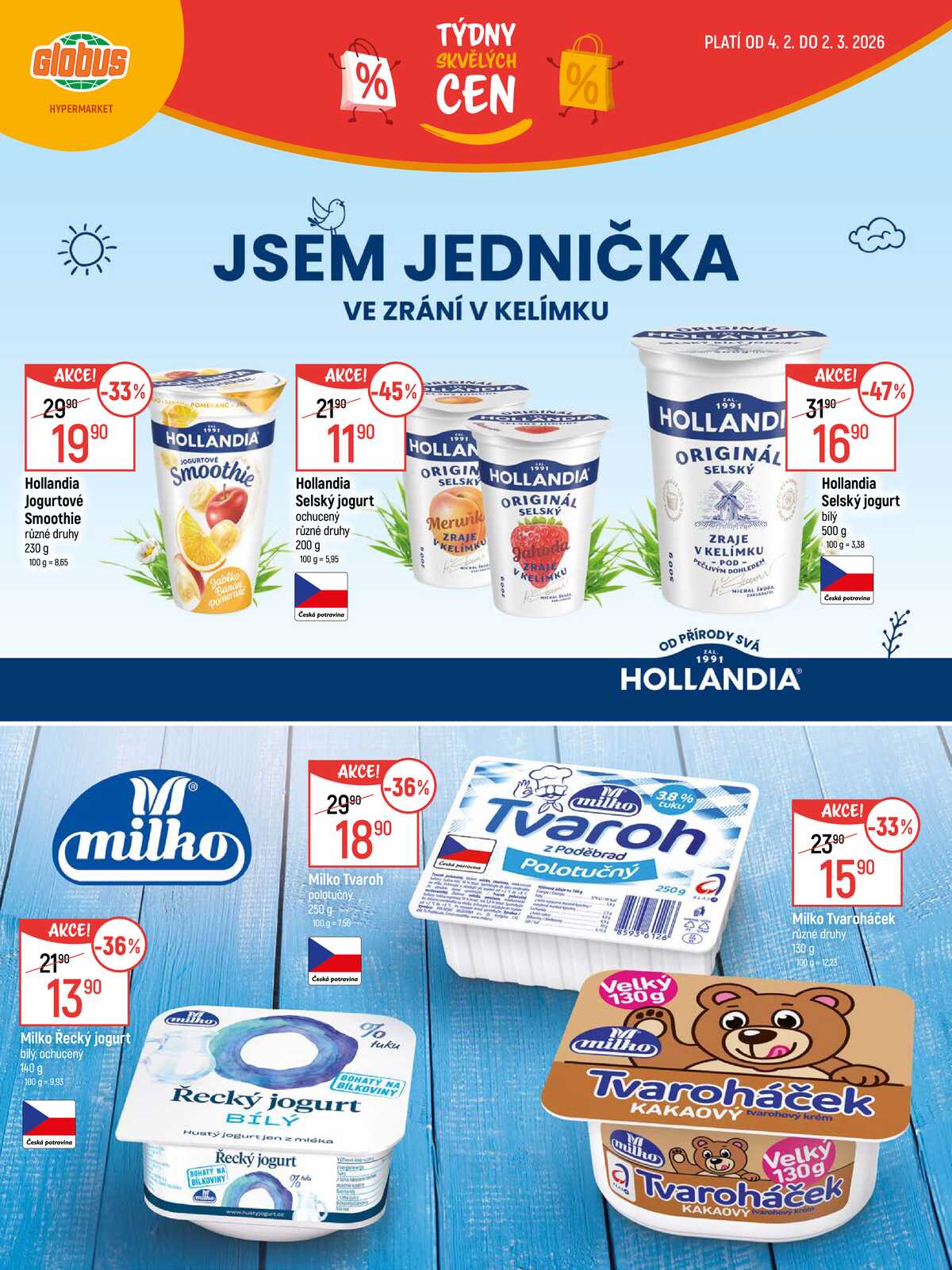 Akční leták Globus 4.2. - 2.3.2026 - Globus Praha - Centrum Černý Most strana 6