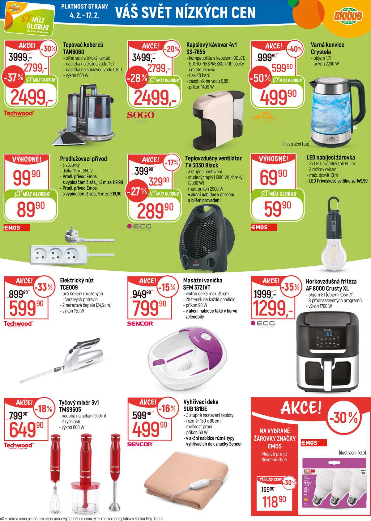 Akční leták Globus 4.2. - 10.2.2026 - Globus Praha - Čakovice strana 31