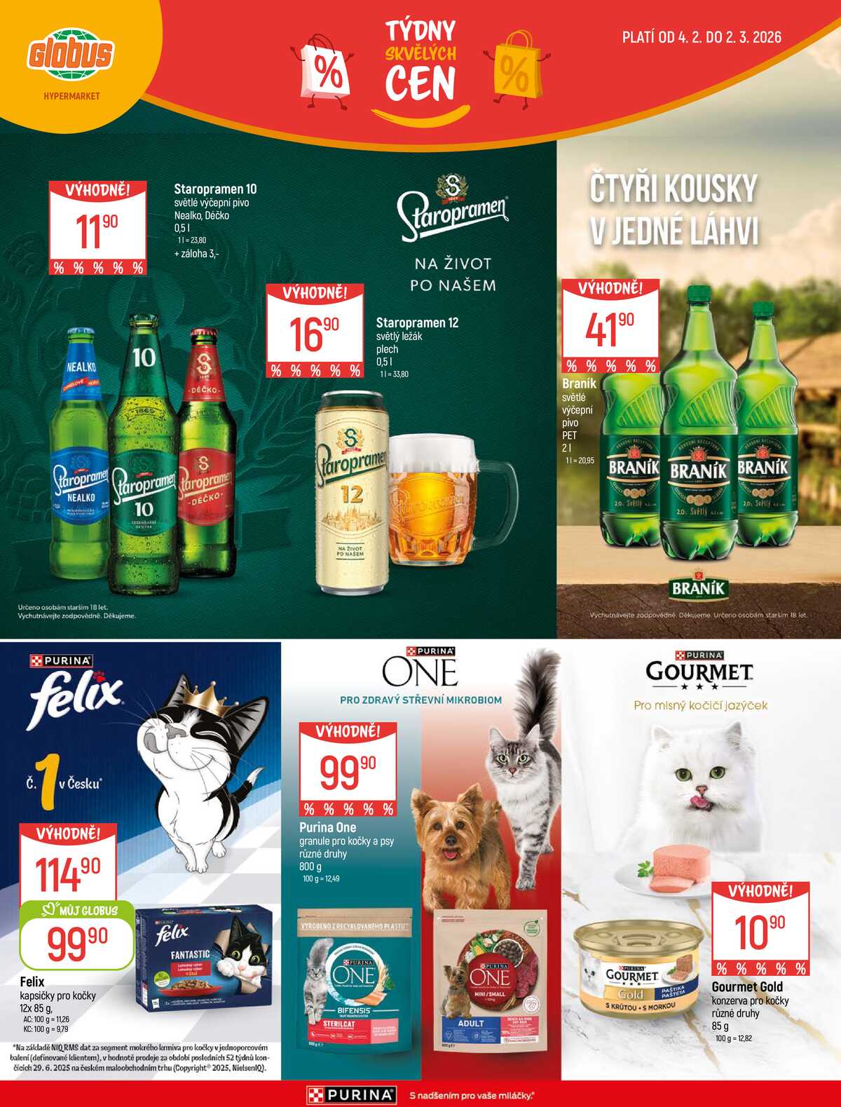 Akční leták Globus 4.2. - 2.3.2026 - Globus Praha - Zličín strana 20
