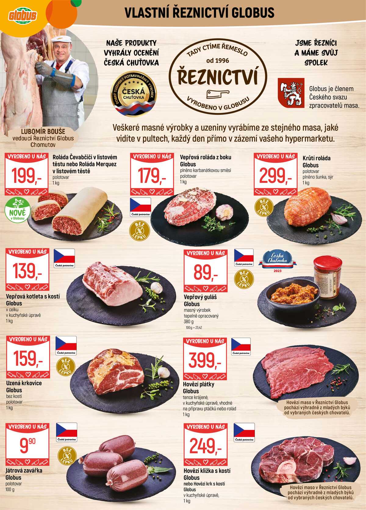 Akční leták Globus 4.2. - 10.2.2026 - Globus Chomutov strana 5