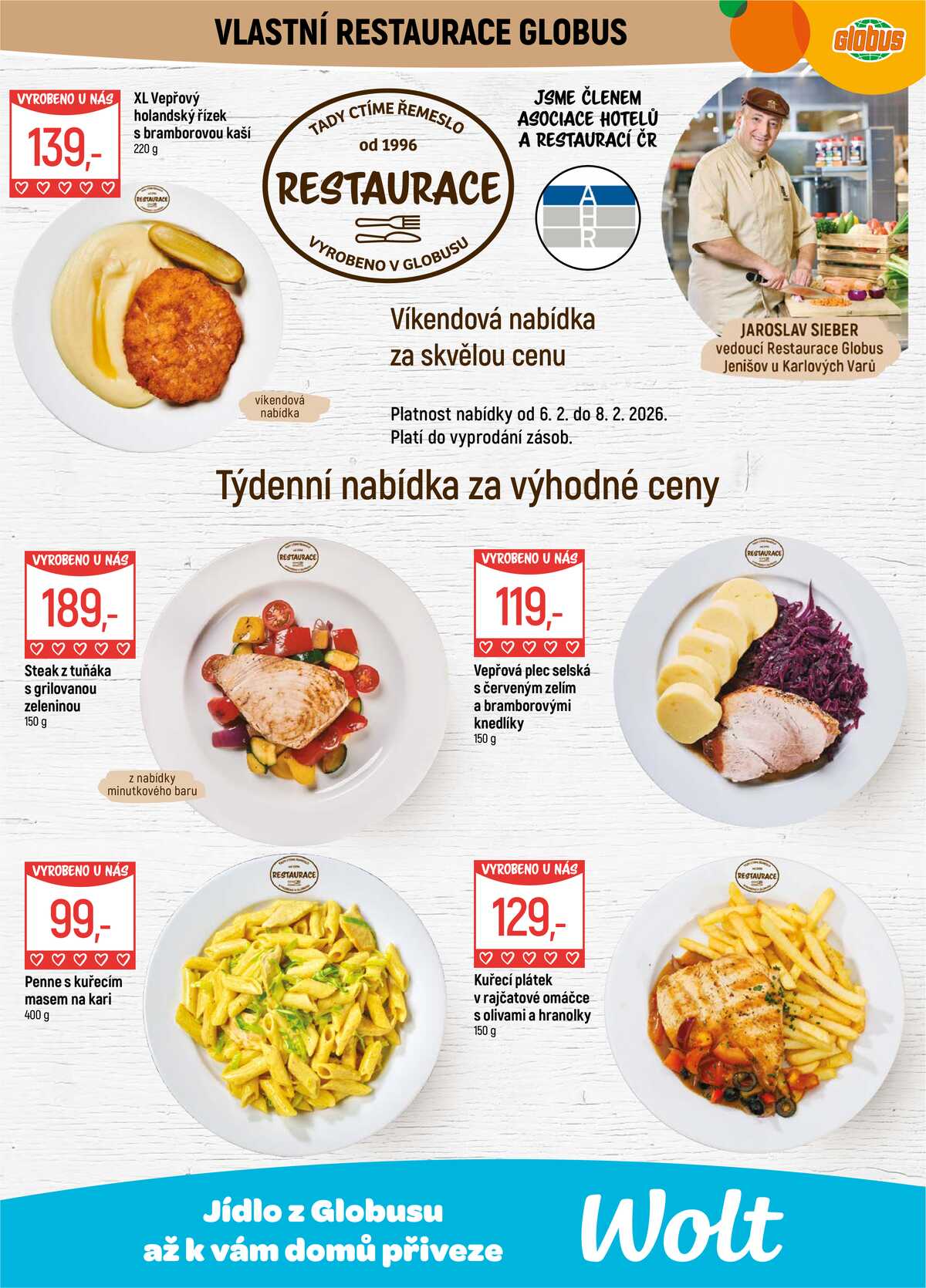 Akční leták Globus 4.2. - 10.2.2026 - Globus Jenišov u Karlových Varů strana 8