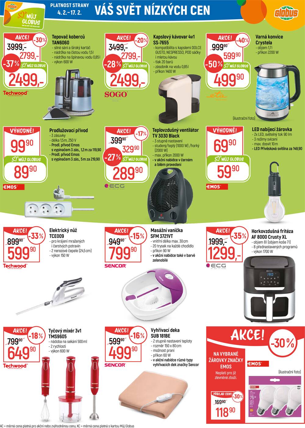 Leták Globus - Akční leták Globus 4.2. - 10.2.2026 - Globus Jenišov u Karlových Varů - strana 31