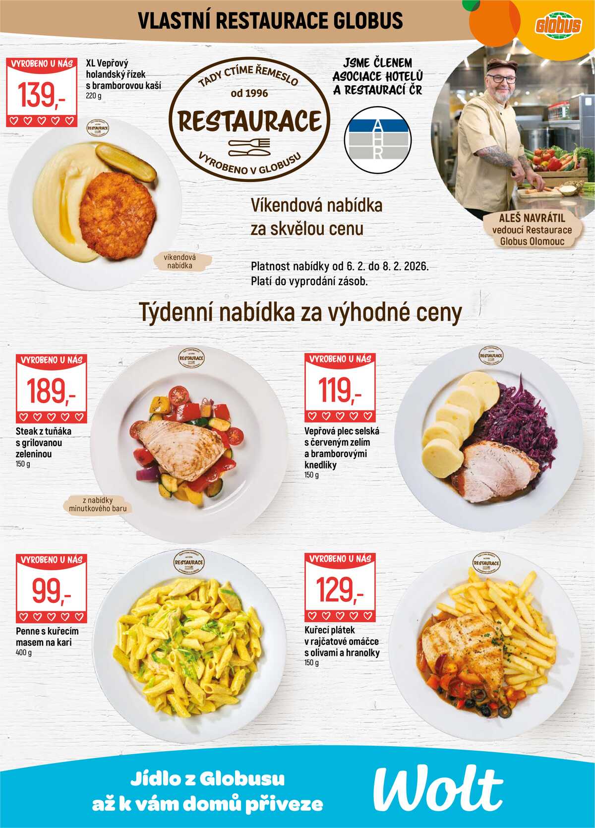 Akční leták Globus 4.2. - 10.2.2026 - Globus Olomouc strana 8