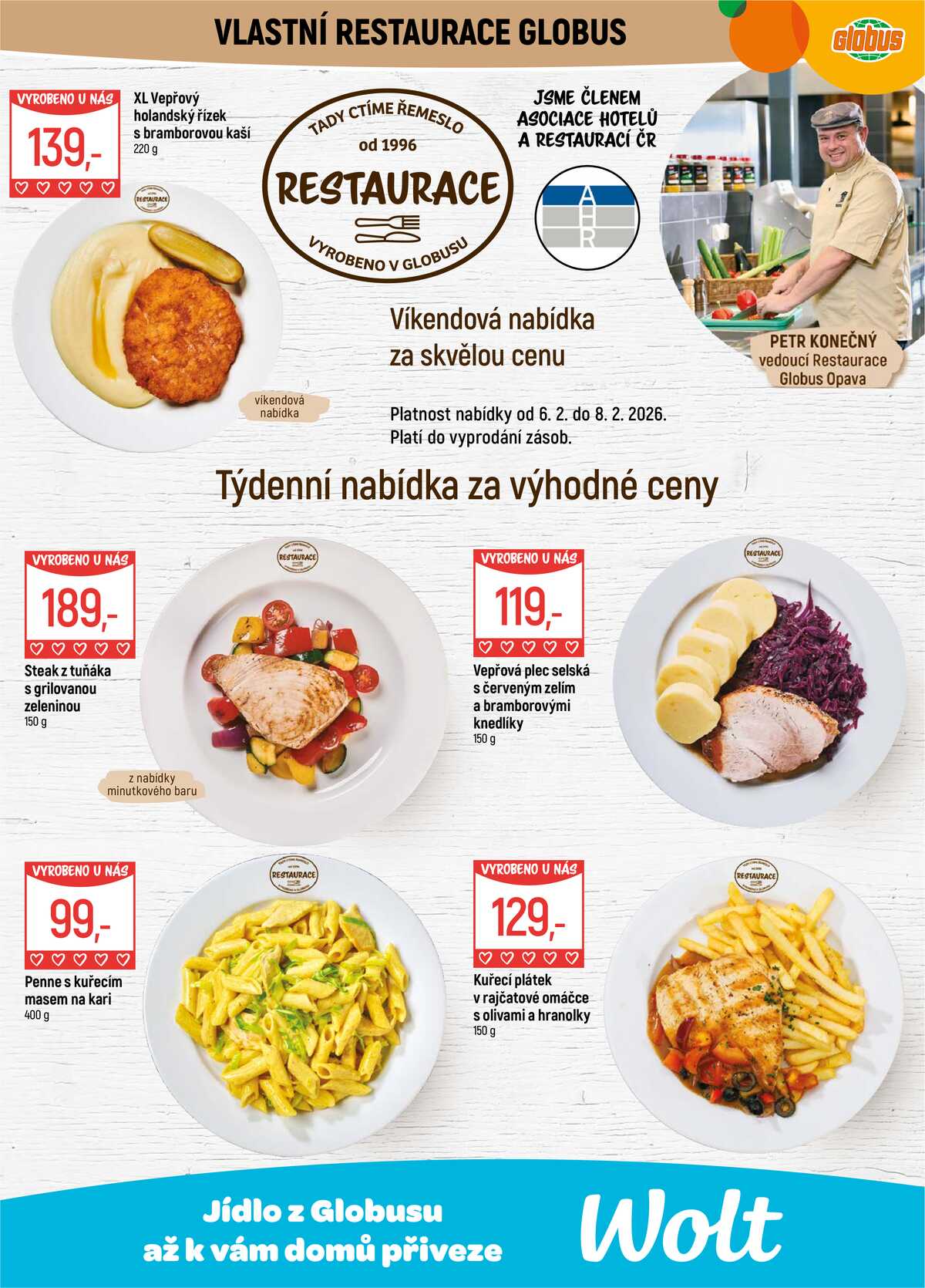 Akční leták Globus 4.2. - 10.2.2026 - Globus Opava strana 8