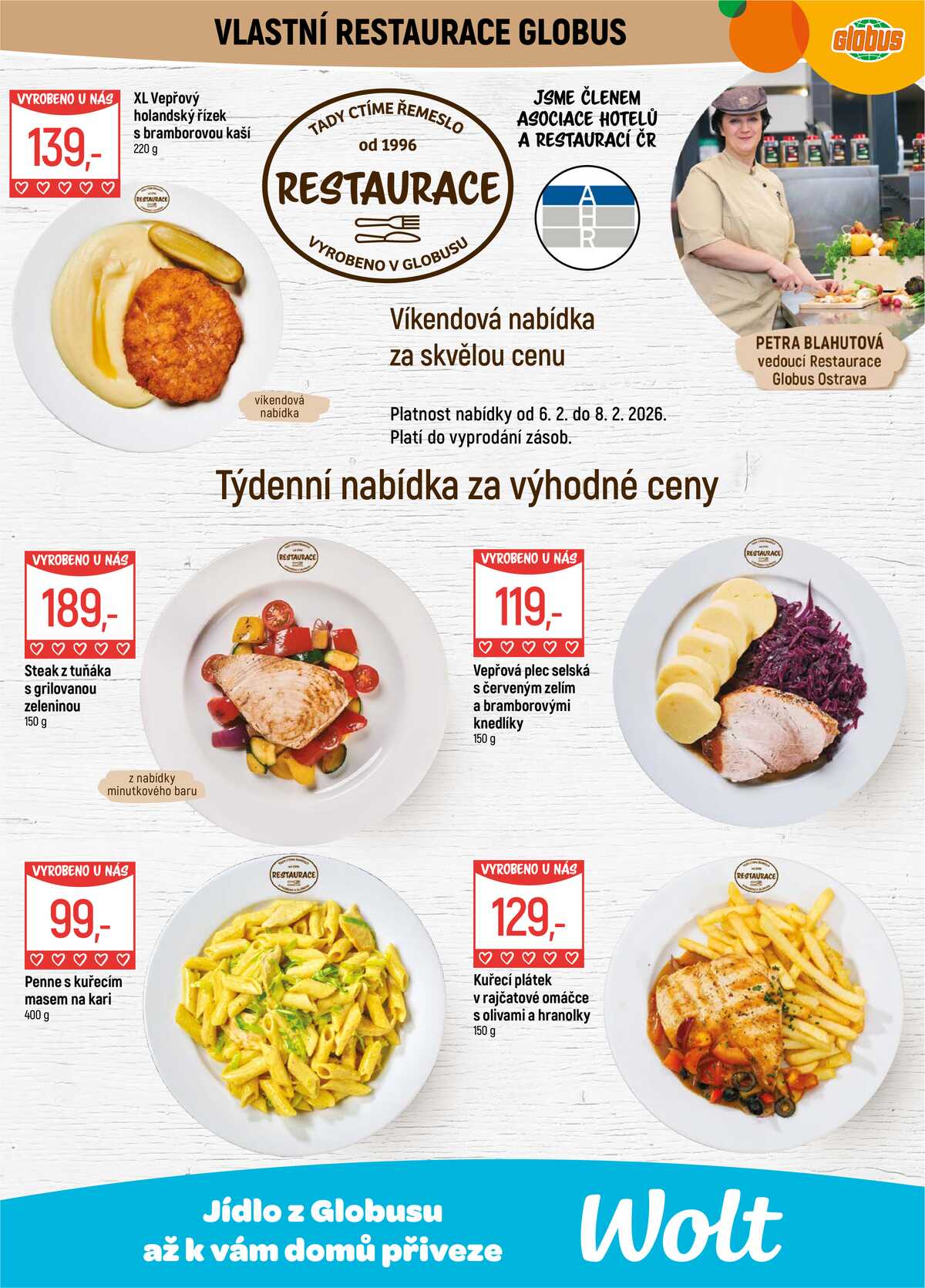 Akční leták Globus 4.2. - 10.2.2026 - Globus Ostrava strana 8