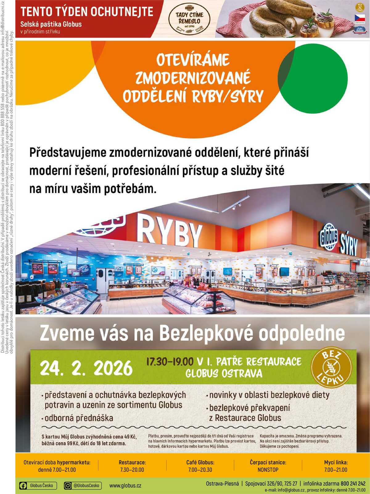 Akční leták Globus 4.2. - 10.2.2026 - Globus Ostrava strana 33