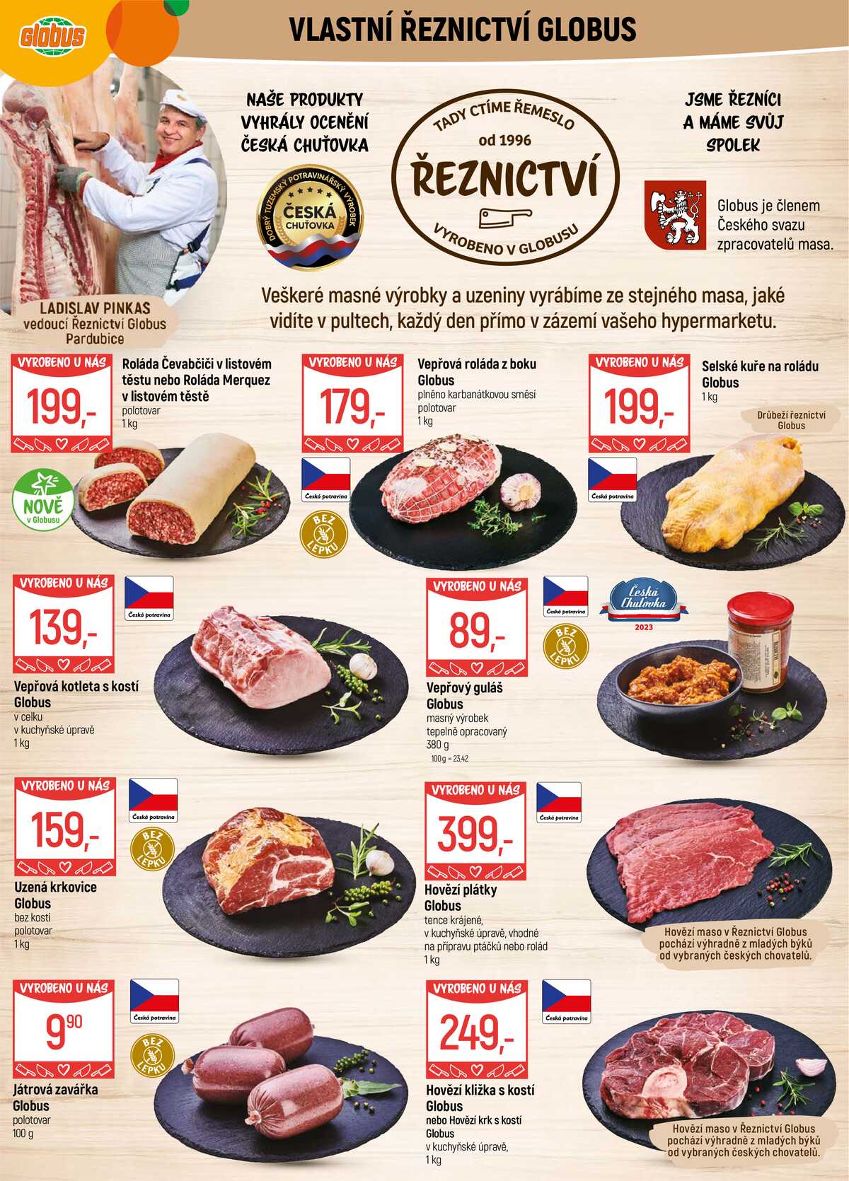 Akční leták Globus 4.2. - 10.2.2026 - Globus Pardubice strana 5