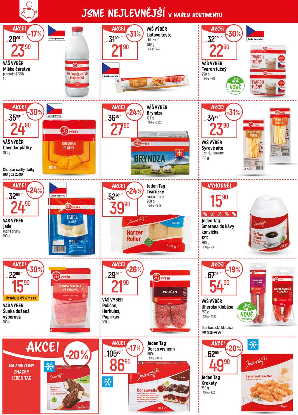 Leták Globus - Akční leták Globus 4.2. - 10.2.2026 - Globus Pardubice - strana 1