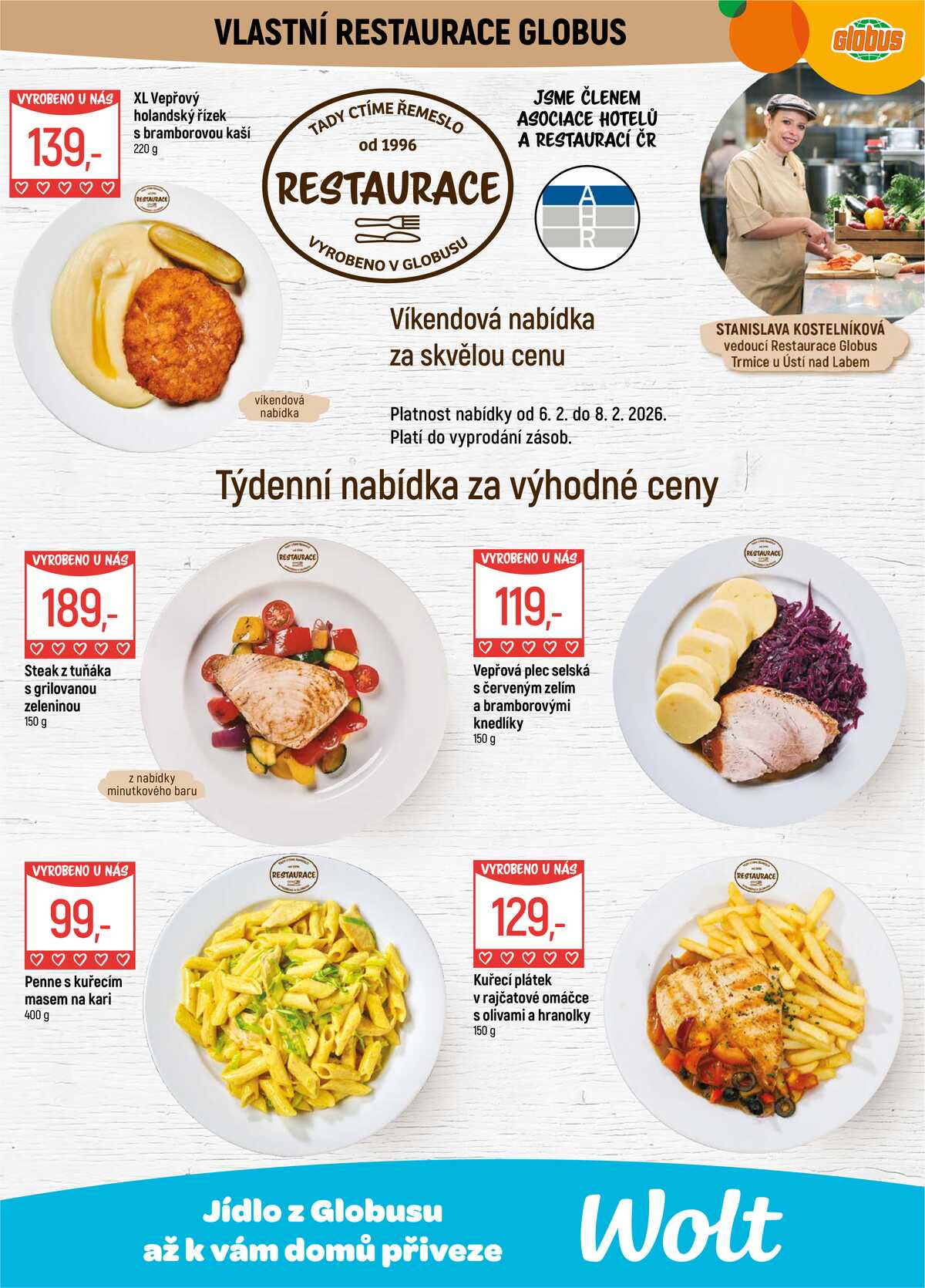 Akční leták Globus 4.2. - 10.2.2026 - Globus Trmice u Ústí nad Labem strana 8