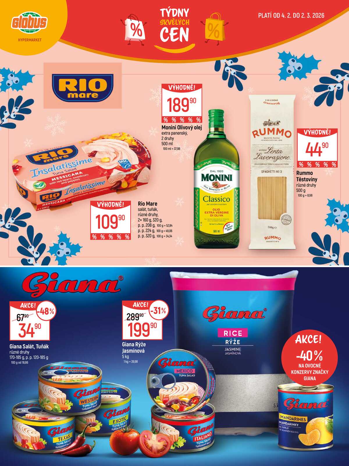 Akční leták Globus 4.2. - 2.3.2026 - Globus Brno Ivanovice strana 12