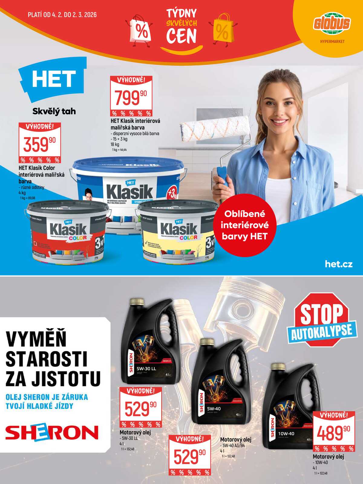 Akční leták Globus 4.2. - 2.3.2026 - Globus Brno Ivanovice strana 25