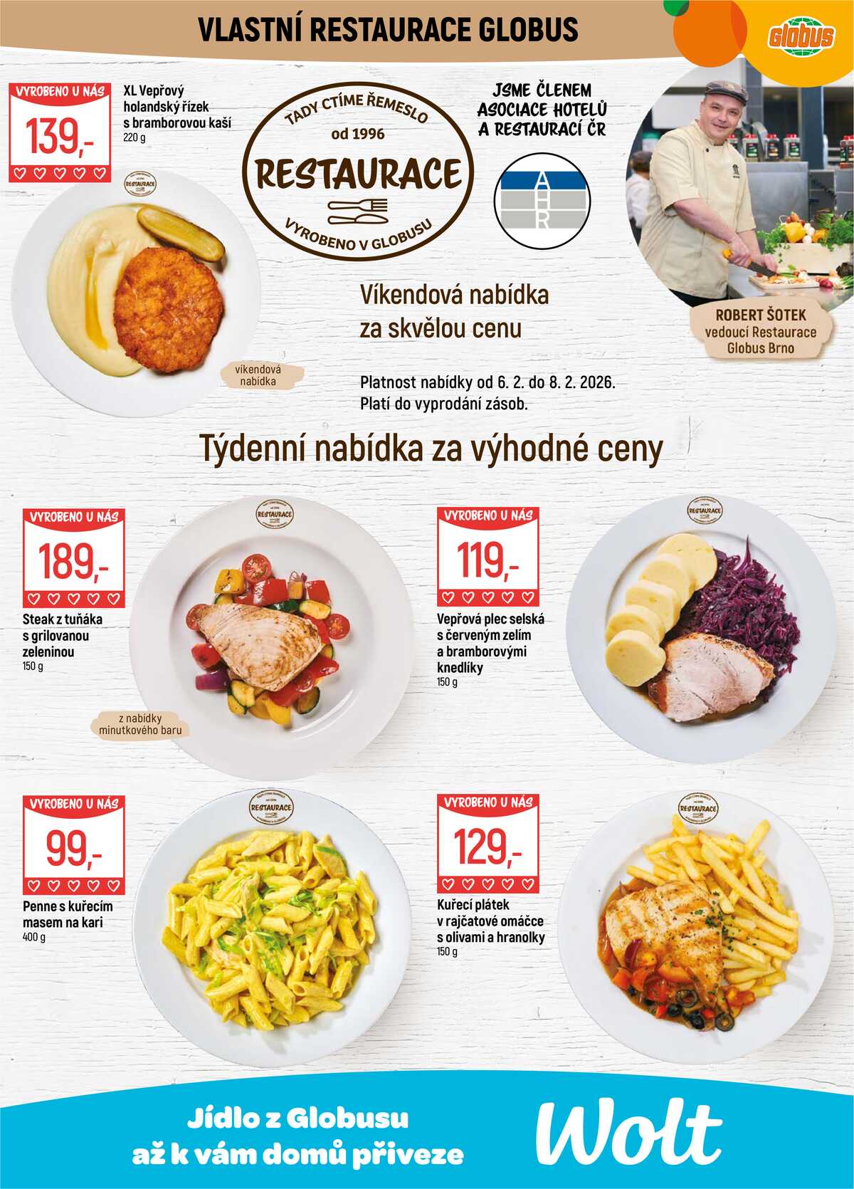 Akční leták Globus 4.2. - 10.2.2026 - Globus Brno Ivanovice strana 8