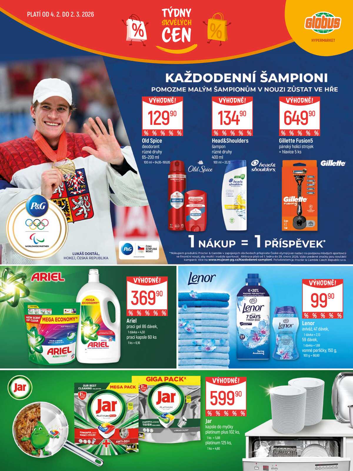 Akční leták Globus 4.2. - 2.3.2026 - Globus Praha - Štěrboholy strana 23