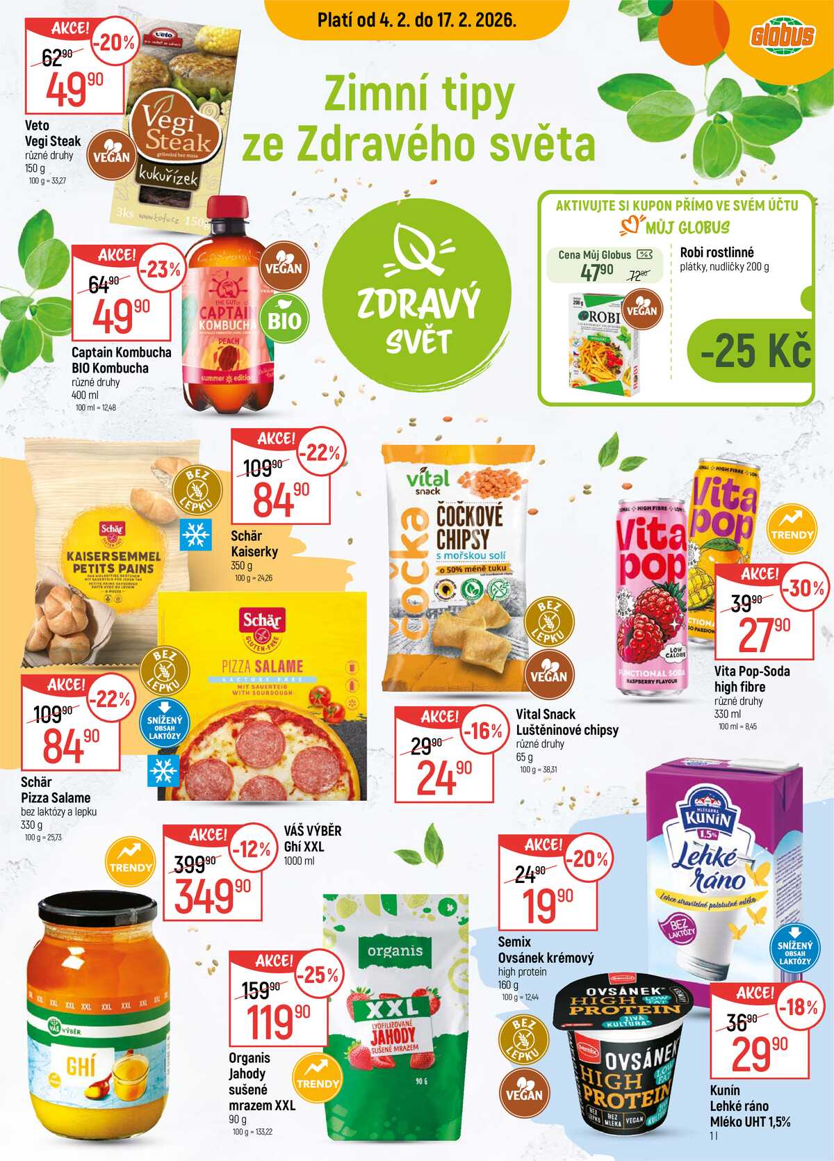 Akční leták Globus 4.2. - 10.2.2026 - Globus Praha - Štěrboholy strana 17