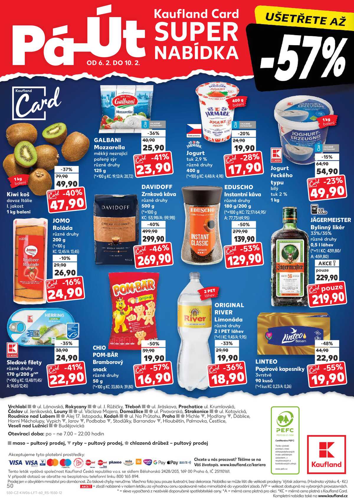 Kaufland 4.2. - 10.2. - Kaufland - Praha 6 (Podbaba) strana 50