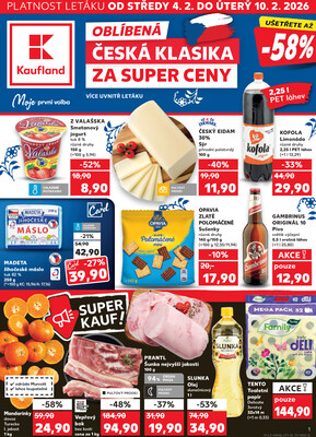 Kaufland 4.2. - 10.2. - Kaufland - Praha 12 (Modřany)