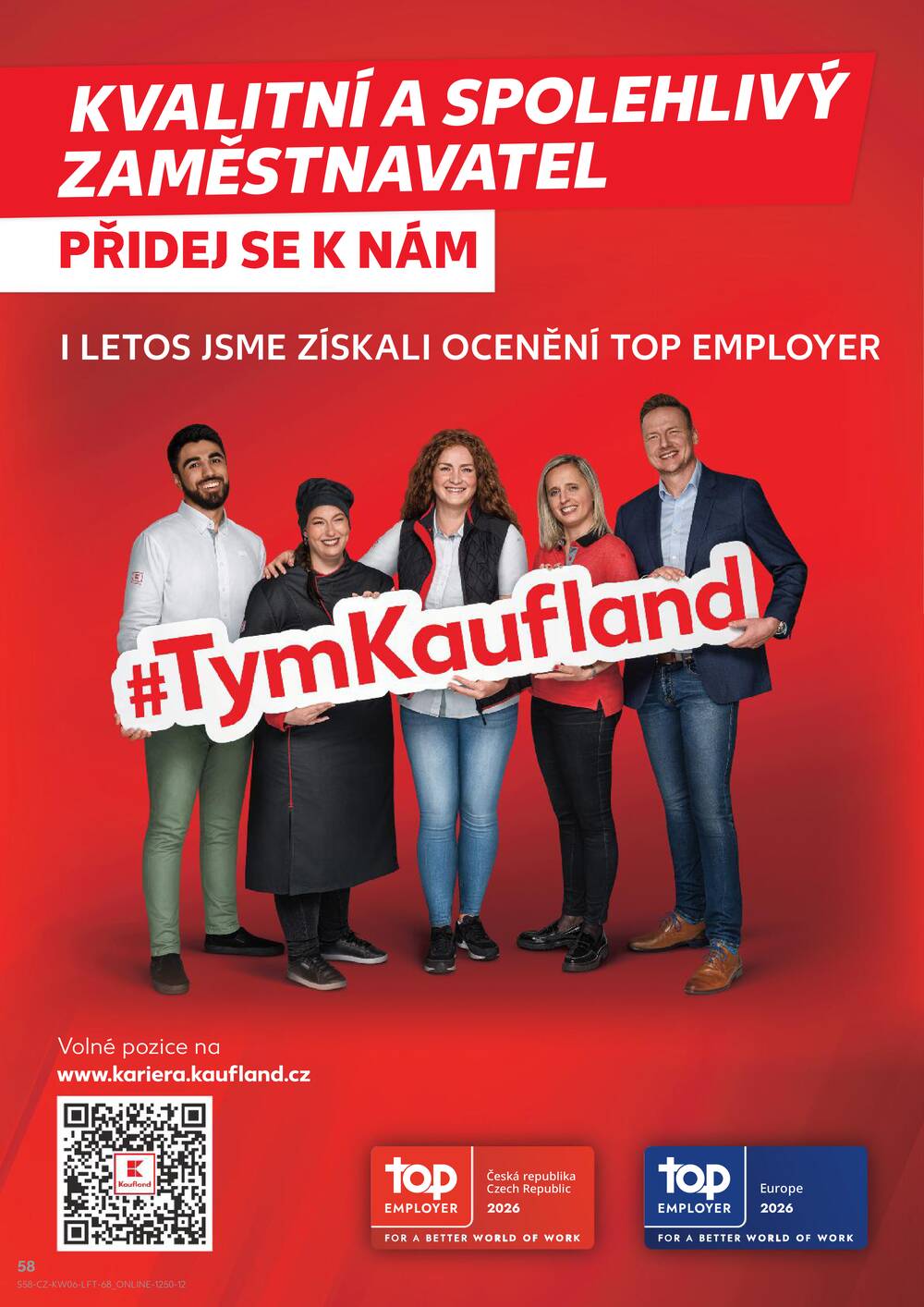 Leták Kaufland - Kaufland 4.2. - 10.2. - Kaufland - Rakovník (ul. Luženská) - strana 58