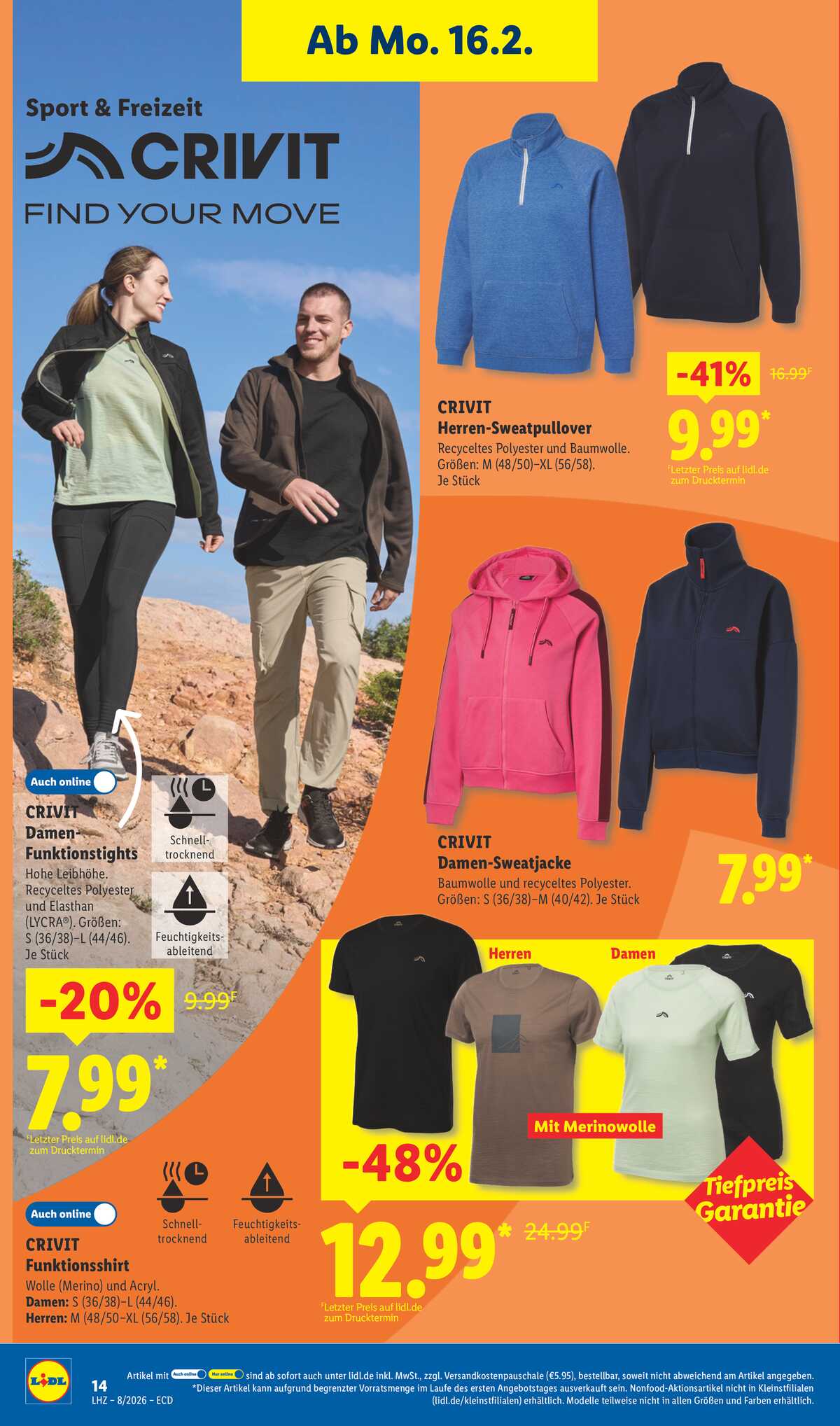 Leták Lidl Německo 16.2.-21.2.2026 strana 8