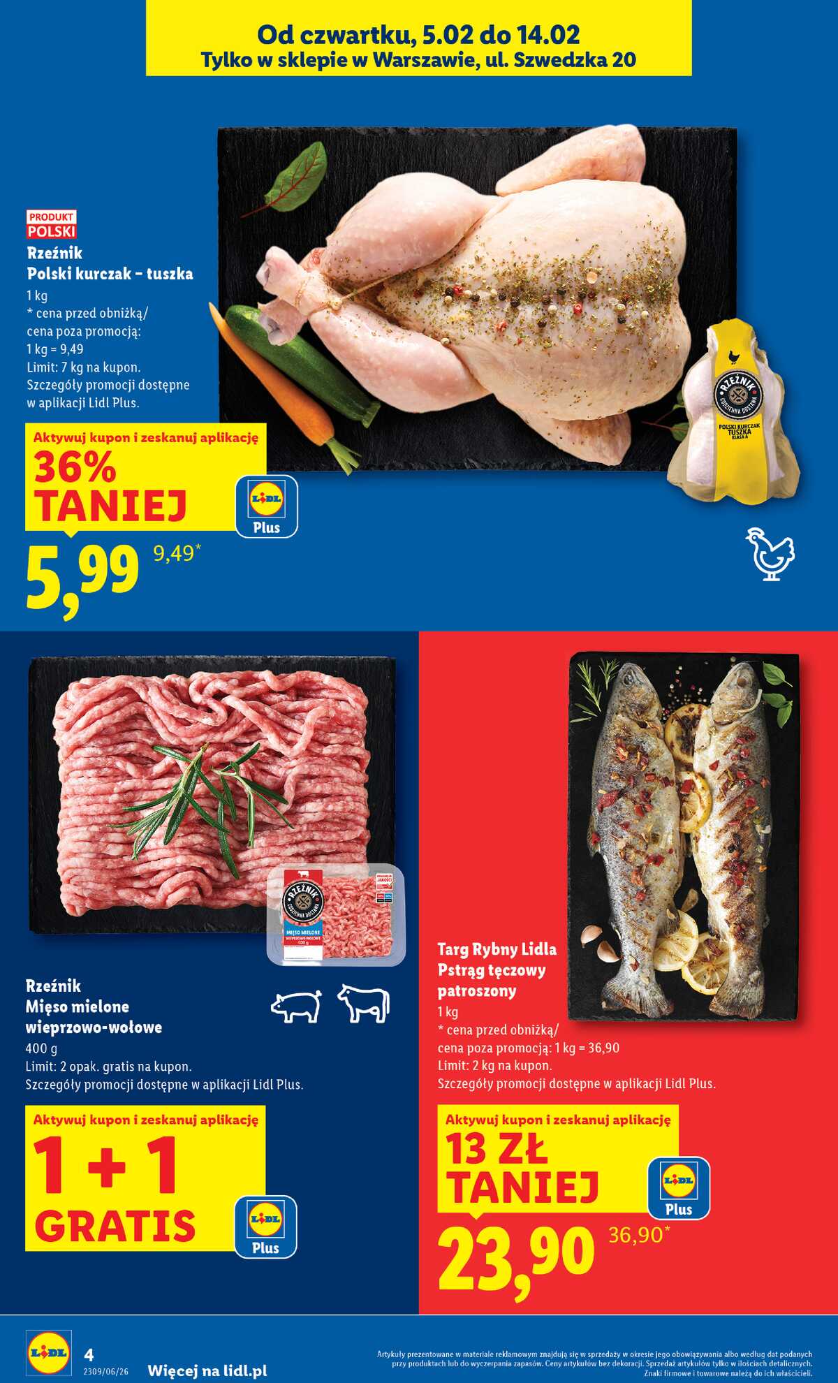 Leták Lidl Polsko 5.2.-14.2.2026 - Lidl ve Varšavě strana 4