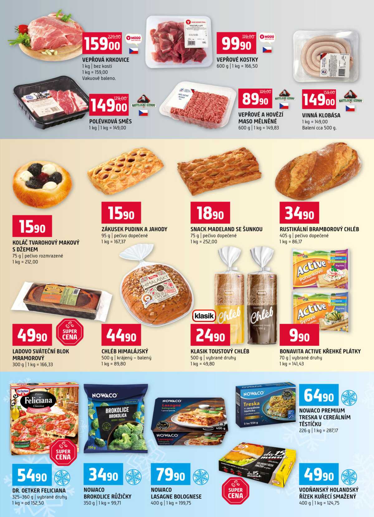 Terno České Budějovice, Hradec Králové, Olomouc, Bechyně, Třeboň, Trhové sviny, Bechyně, Týn nad Vltavou, Borovany od 11.2. do 17.2.2026 strana 3