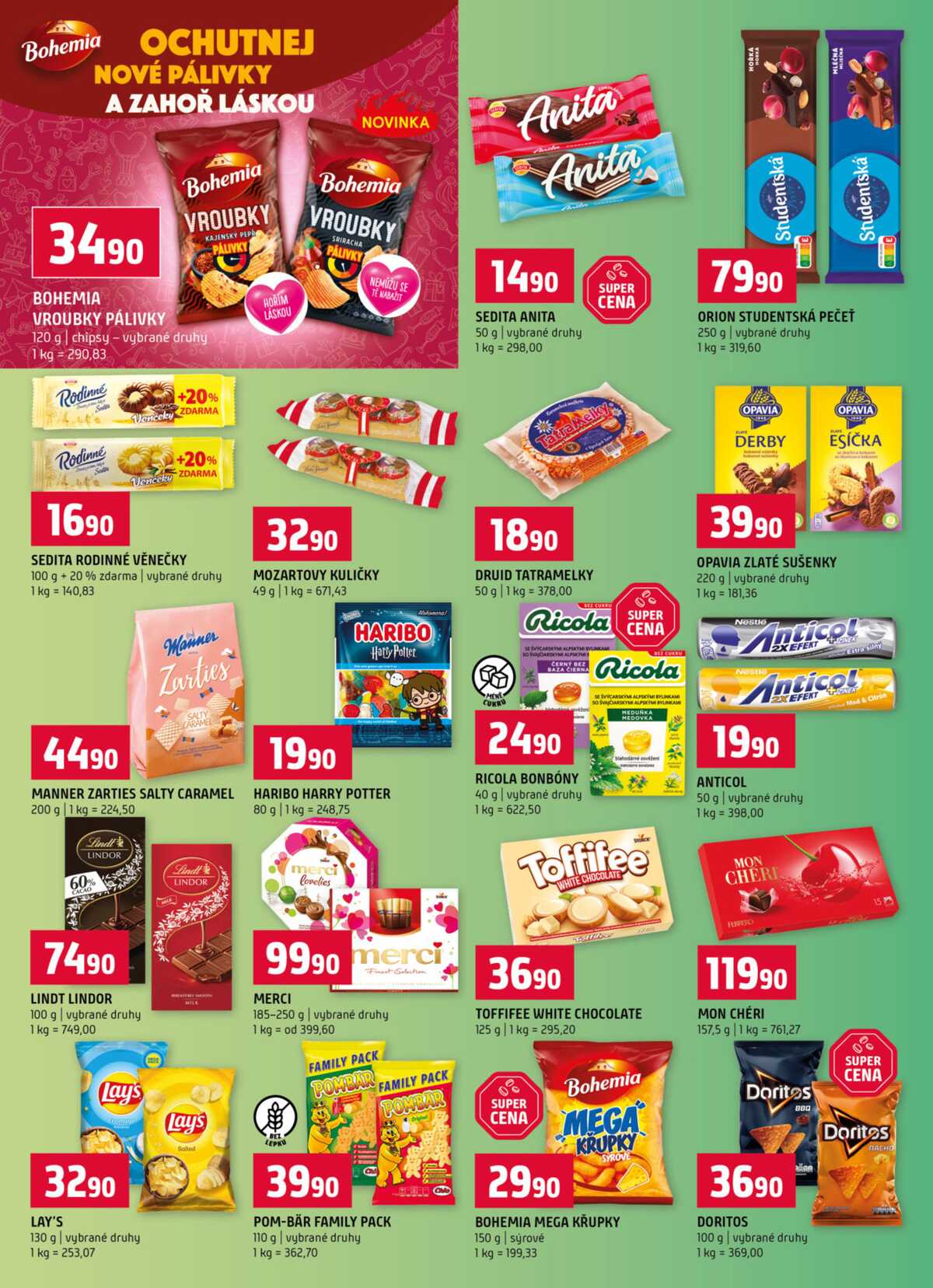 Terno České Budějovice, Hradec Králové, Olomouc, Bechyně, Třeboň, Trhové sviny, Bechyně, Týn nad Vltavou, Borovany od 11.2. do 17.2.2026 strana 8