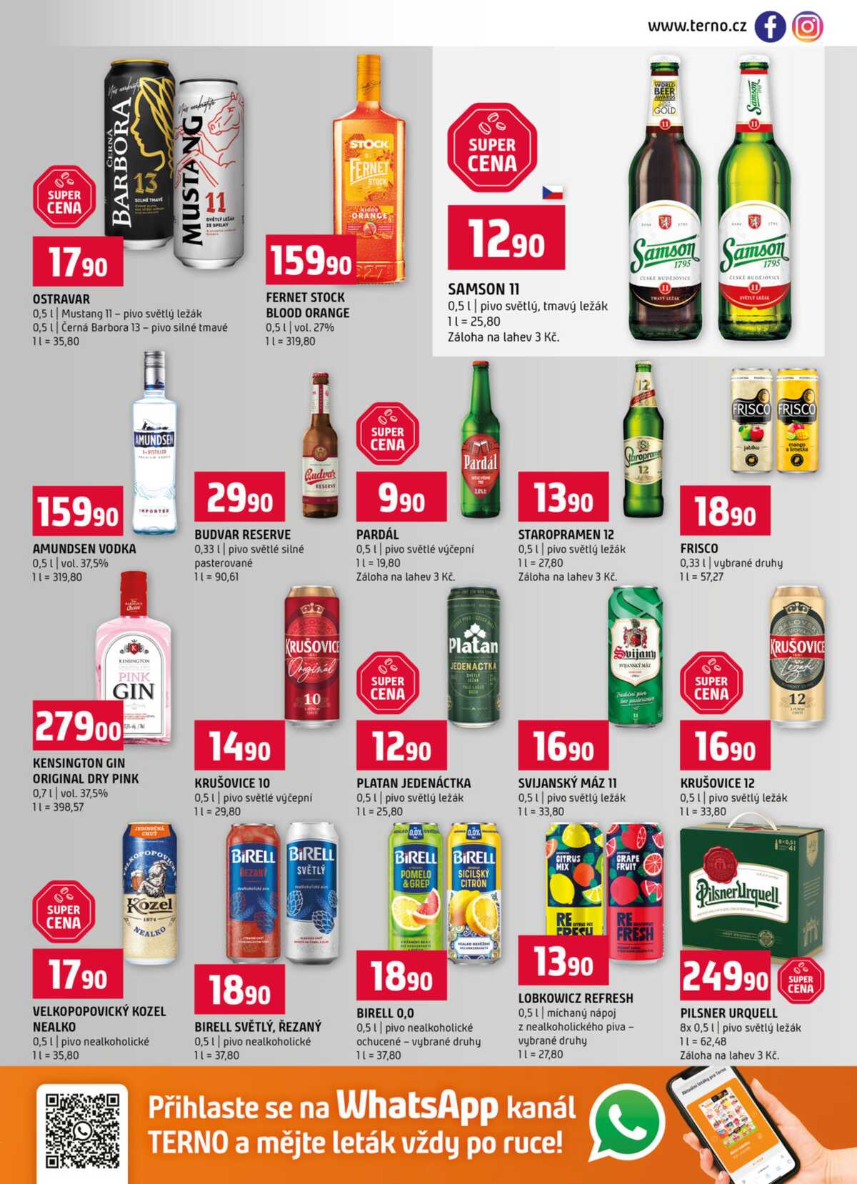 Terno České Budějovice, Hradec Králové, Olomouc, Bechyně, Třeboň, Trhové sviny, Bechyně, Týn nad Vltavou, Borovany od 11.2. do 17.2.2026 strana 13