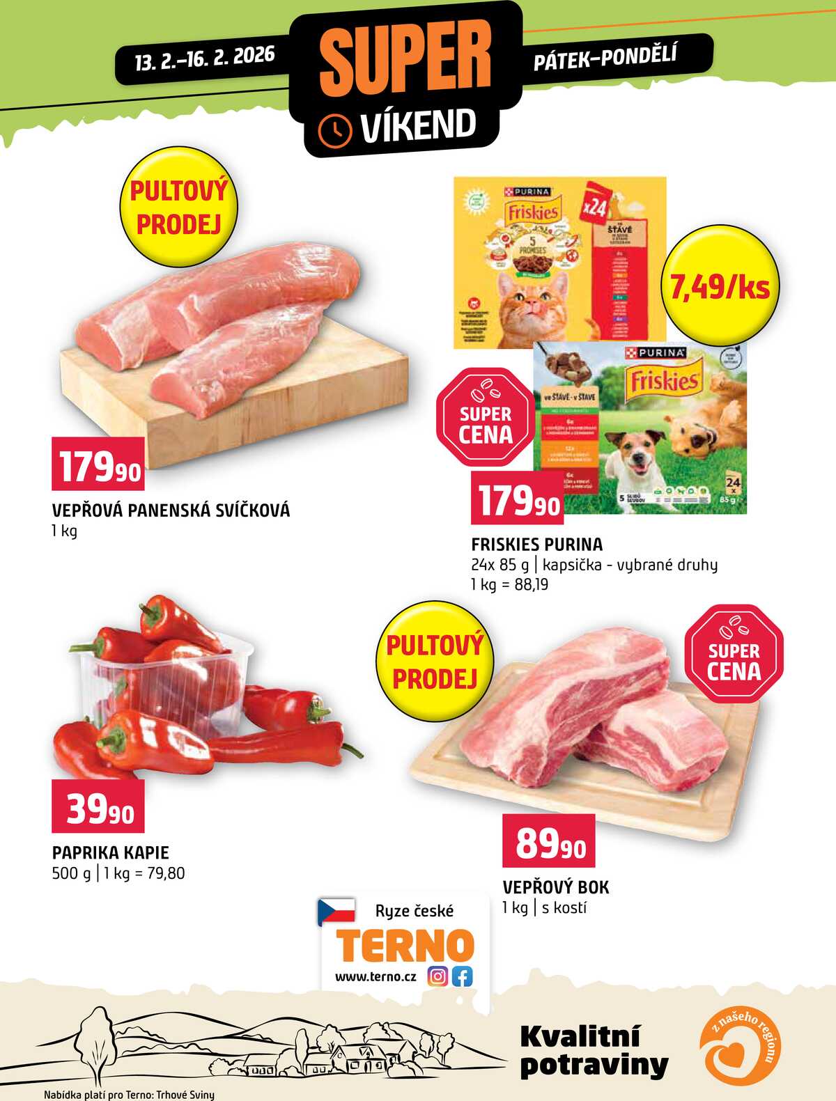 Terno Víkendová akce od 13.2. do 16.2.2026 strana 2