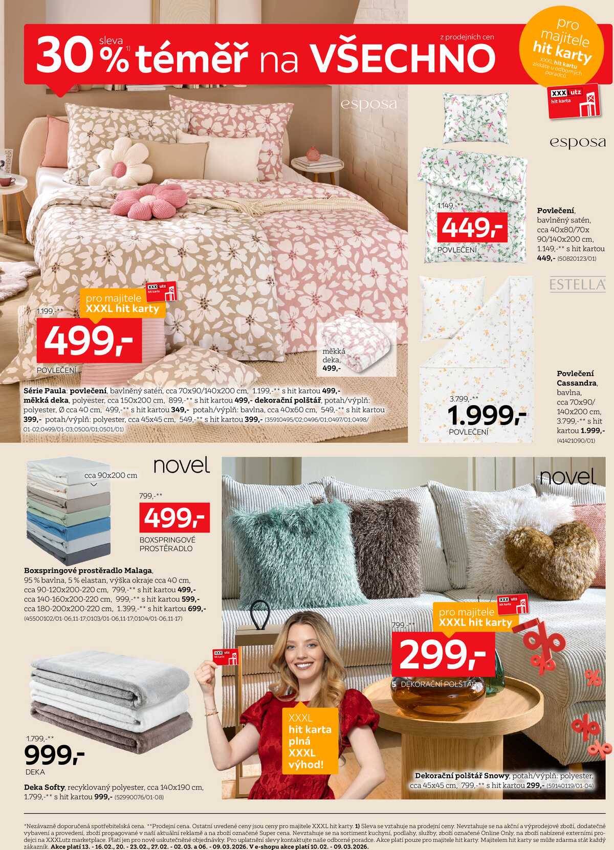 XXXLutz Týdny bytového textilu  od 9.2. do 8.3.2026 strana 2
