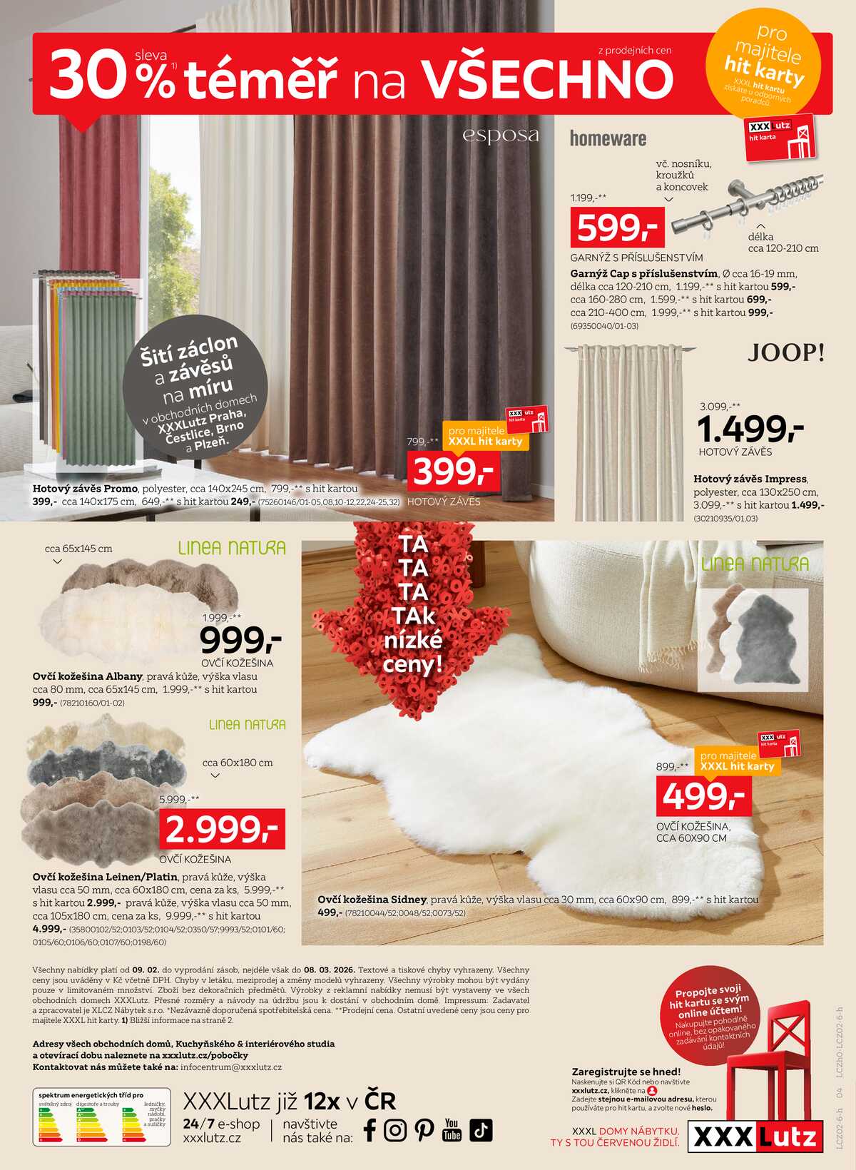 XXXLutz Týdny bytového textilu  od 9.2. do 8.3.2026 strana 4