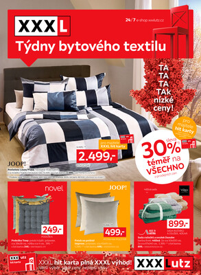 XXXLutz Týdny bytového textilu  od 9.2. do 8.3.2026