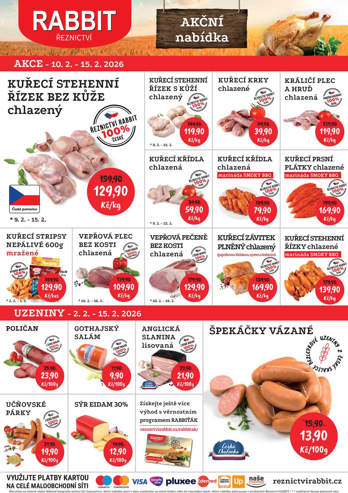 RABBIT řeznictví od 9.2. do 15.2.2026 strana 1