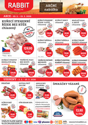 RABBIT řeznictví letáky