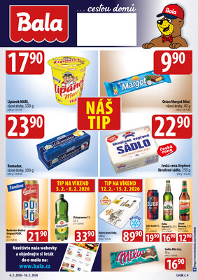 Bala Velký leták Holba + do 16.2.