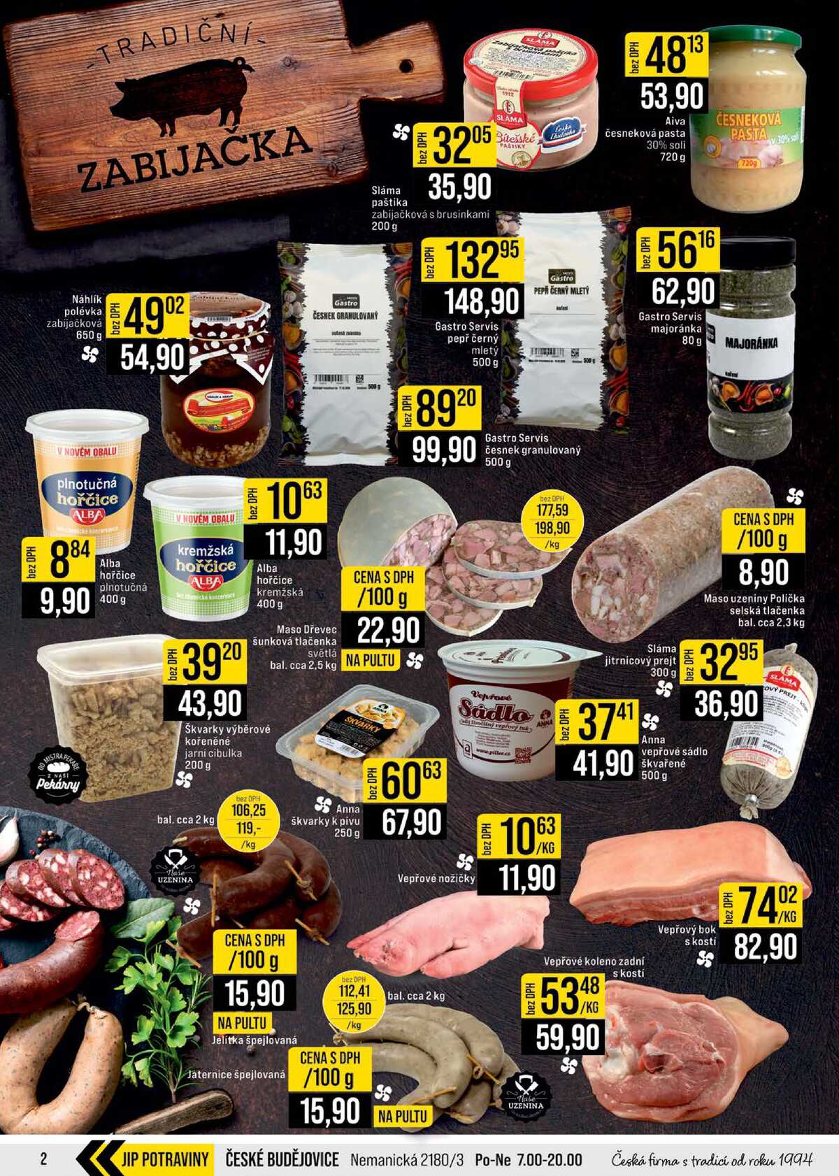 JIP Cash & Carry Brno, Praha, Ostrava, Jilemnice, Pardubice, Ostrava, Karlovy Vary, Olomouc a Zlín od 4.2. do 10.2.2026 strana 2