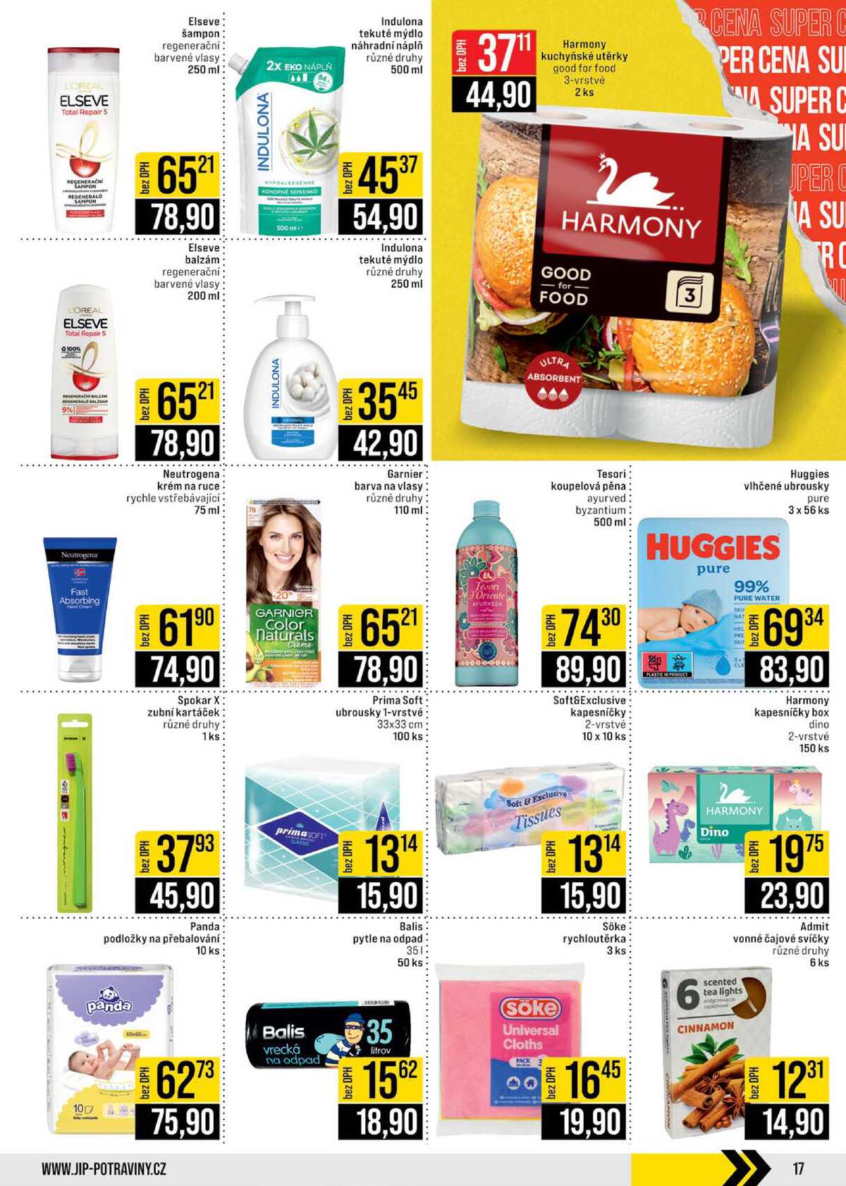 JIP Cash & Carry Brno, Praha, Ostrava, Jilemnice, Pardubice, Ostrava, Karlovy Vary, Olomouc a Zlín od 4.2. do 10.2.2026 strana 17