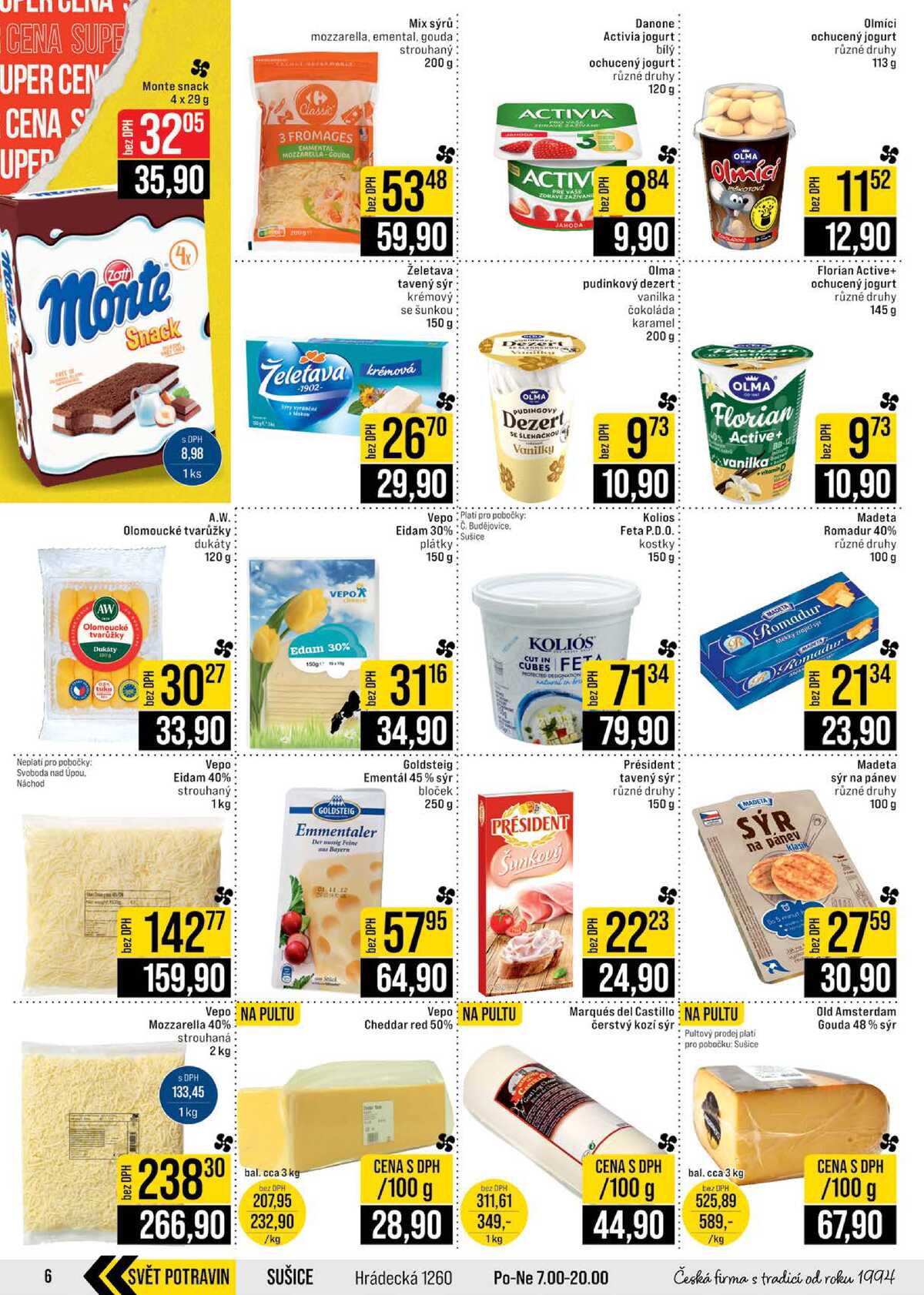 JIP Cash & Carry České Budějovice, Most, Náchod, Polička, Sušice a Svoboda nad Úpou od 4.2. do 10.2.2026 strana 6