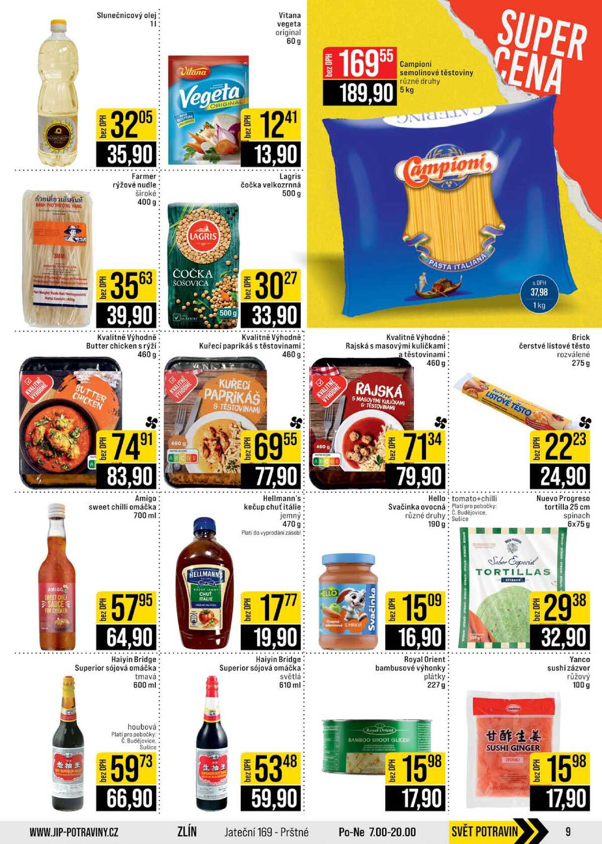 JIP Cash & Carry České Budějovice, Most, Náchod, Polička, Sušice a Svoboda nad Úpou od 4.2. do 10.2.2026 strana 9