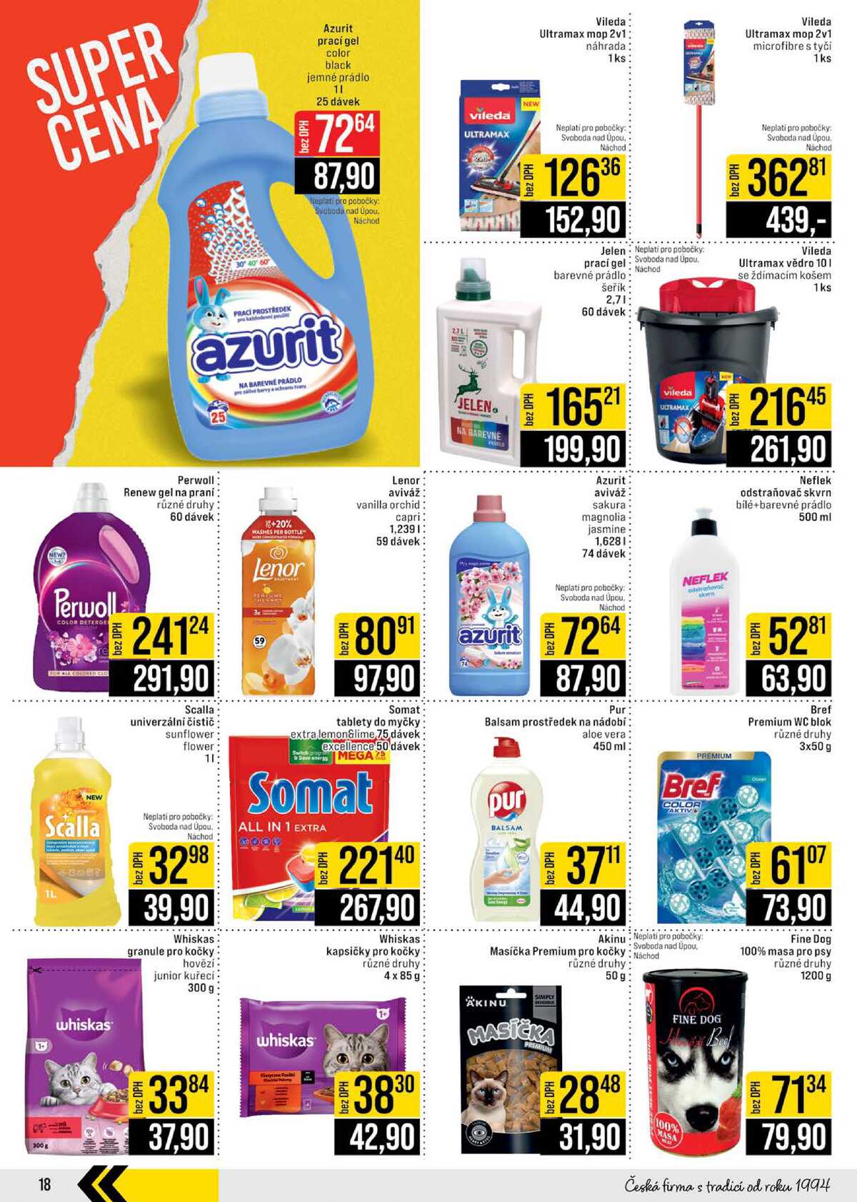 JIP Cash & Carry České Budějovice, Most, Náchod, Polička, Sušice a Svoboda nad Úpou od 4.2. do 10.2.2026 strana 18