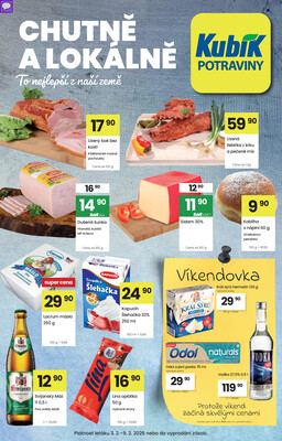 Kubík potraviny letáky