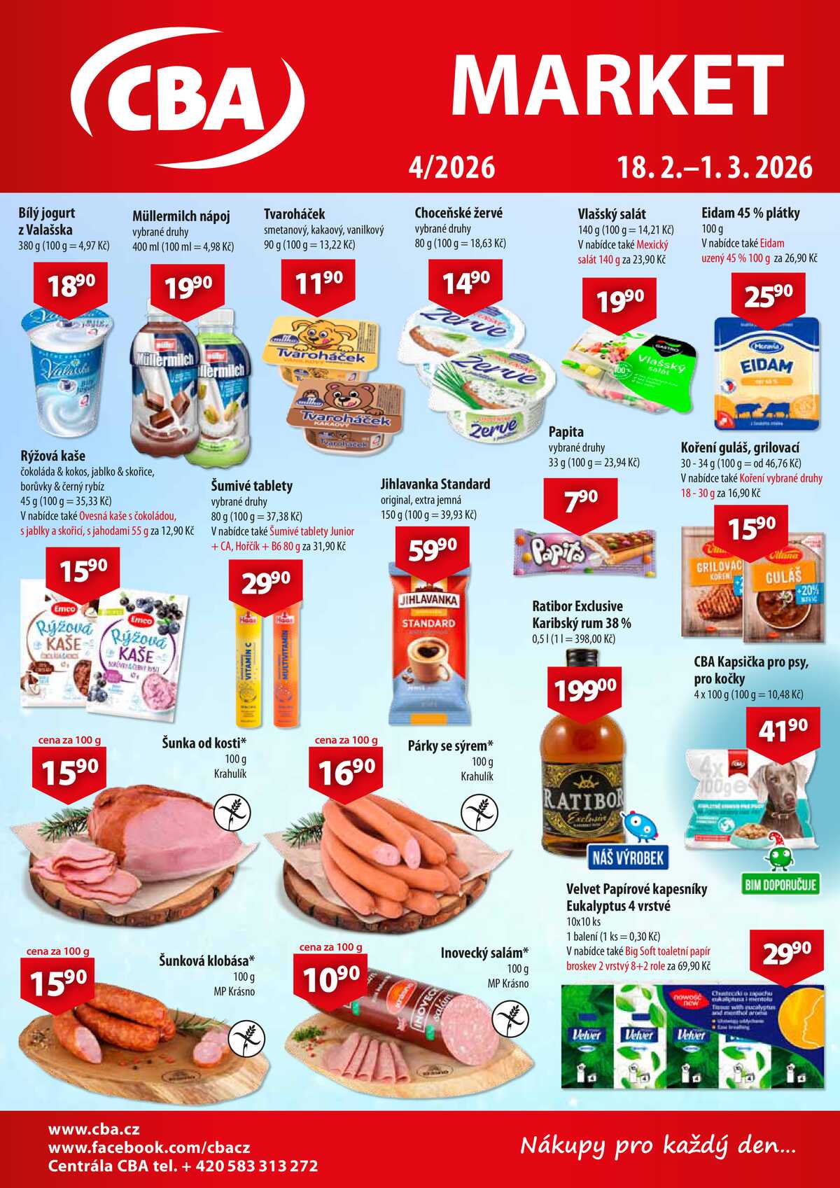 CBA Market od 18.2. do 1.3.2026 strana 1