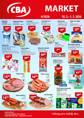 CBA Market od 18.2. do 1.3.2026