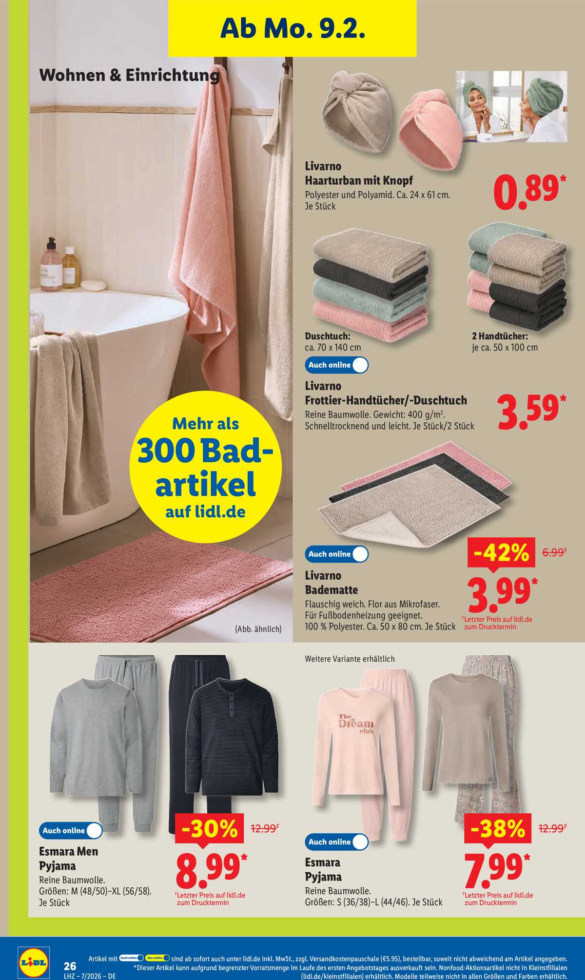 Leták Lidl Německo 9.2.-14.2.2026 strana 42