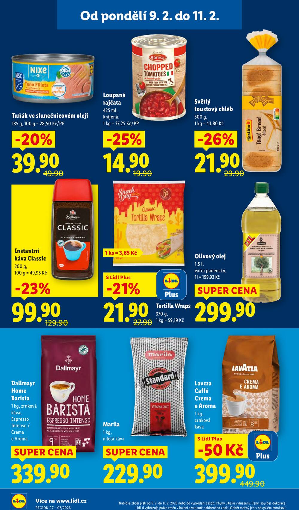 Lidl od 9.2. do 11.2.2026