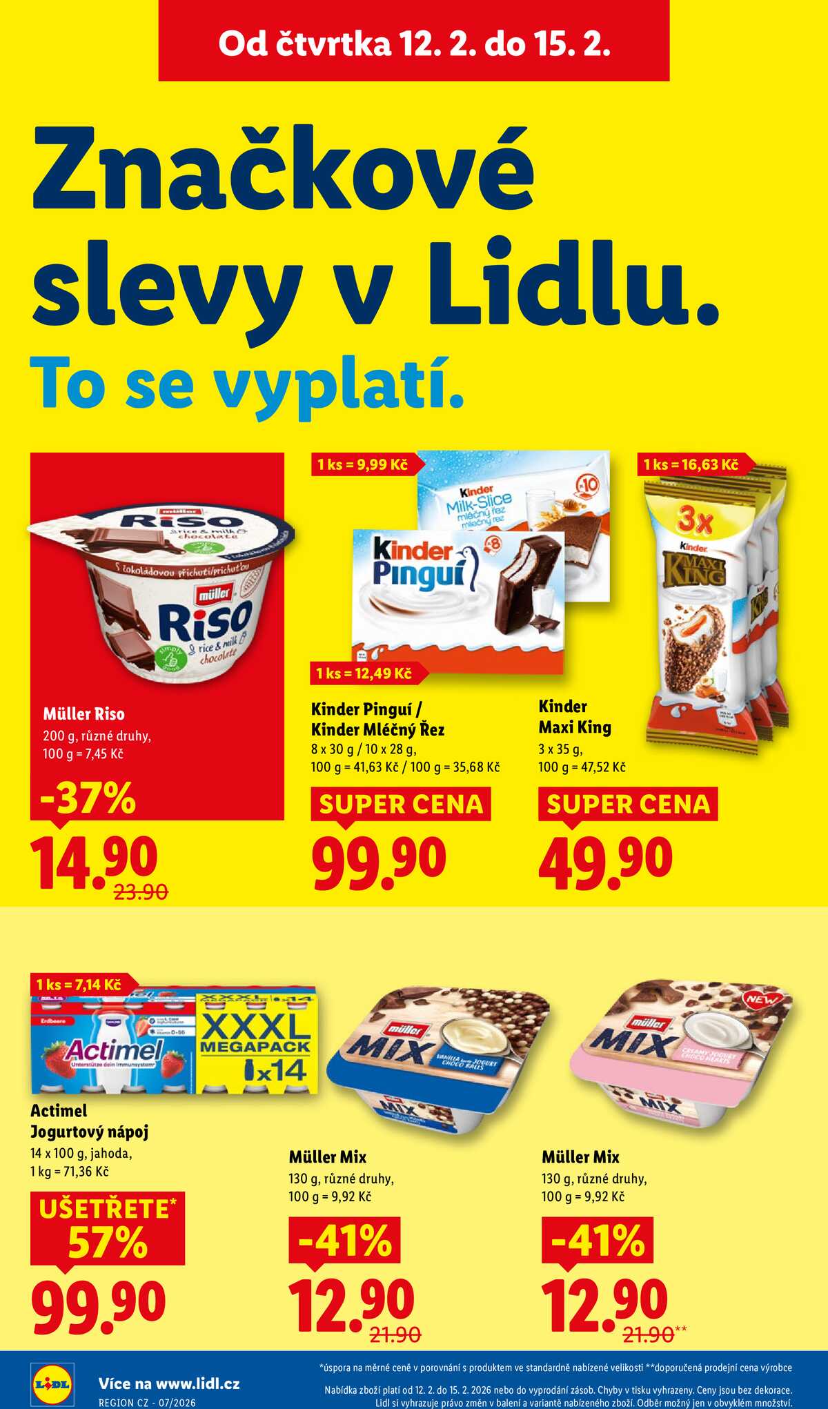 Lidl Čtvrtek od 12.2. do 15.2.2026 strana 18