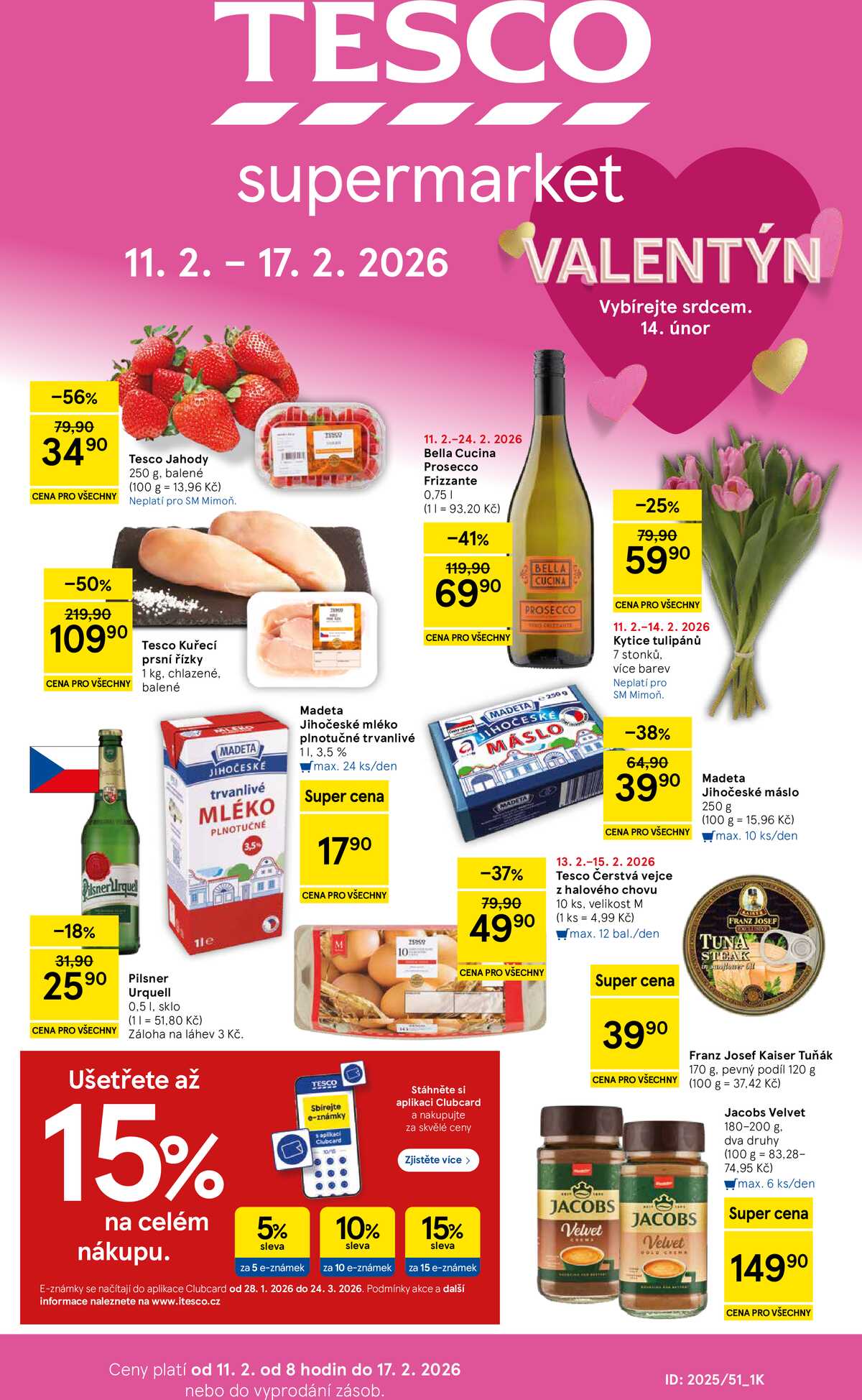 Tesco supermarkety od 11.2. do 17.2.2026 strana 1